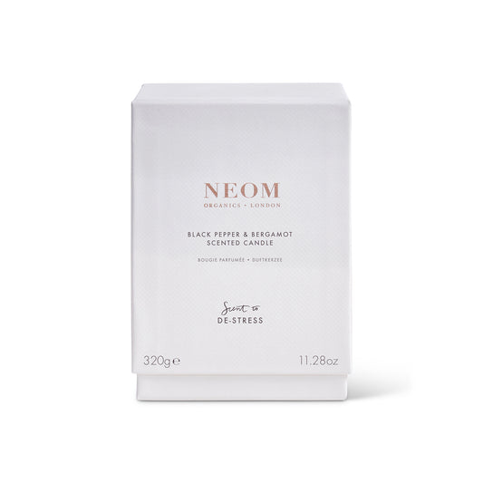 Black Pepper & Bergamot Scented Candle (2 Wick)