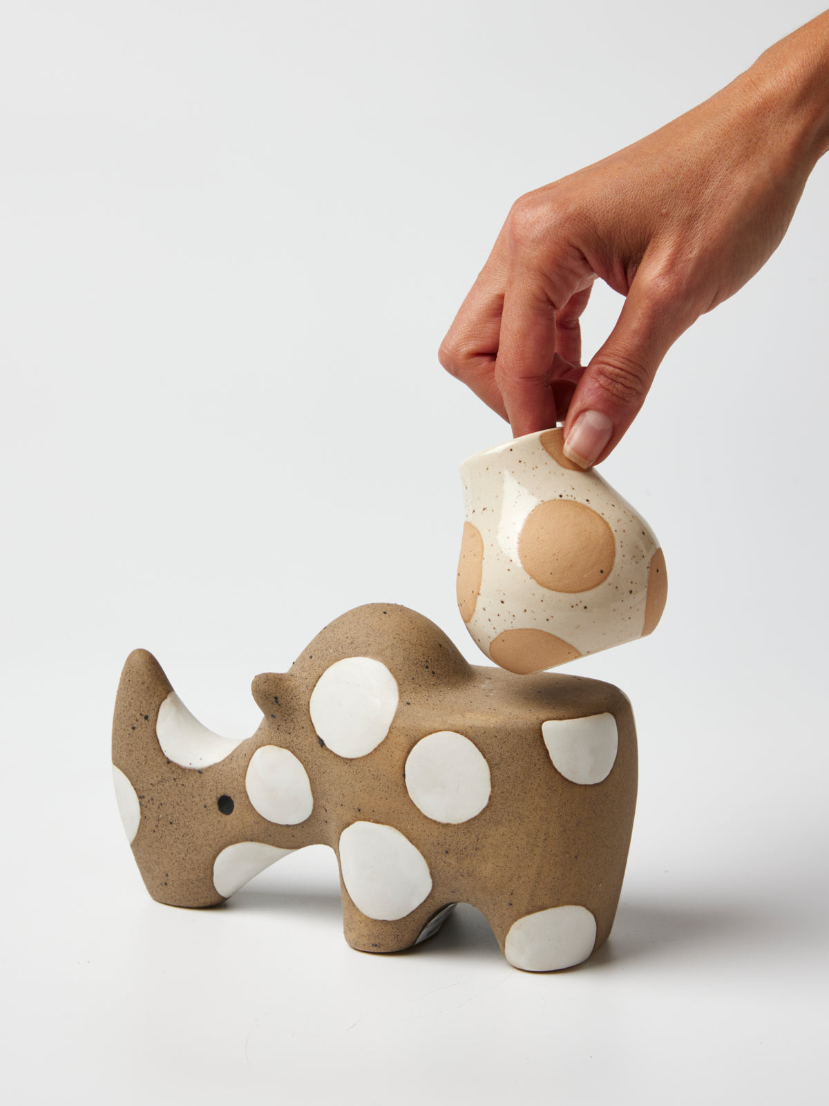 Oliver the Rhino Planter