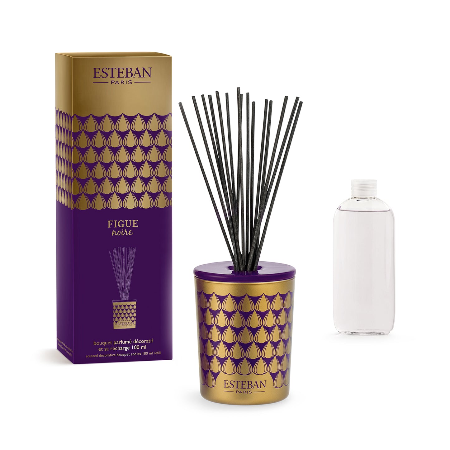 Decorative Reed Diffuser - Figue Noire