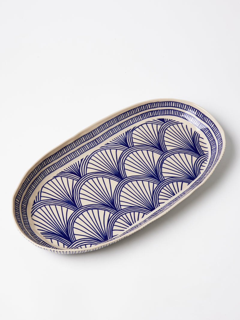 Caravan Large Platter - Indigo