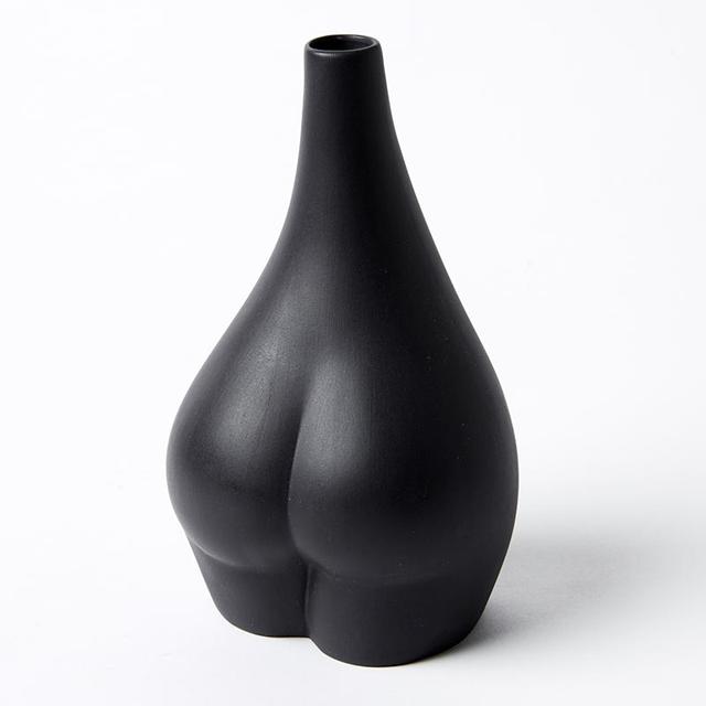 Torso Bud Vase - Black