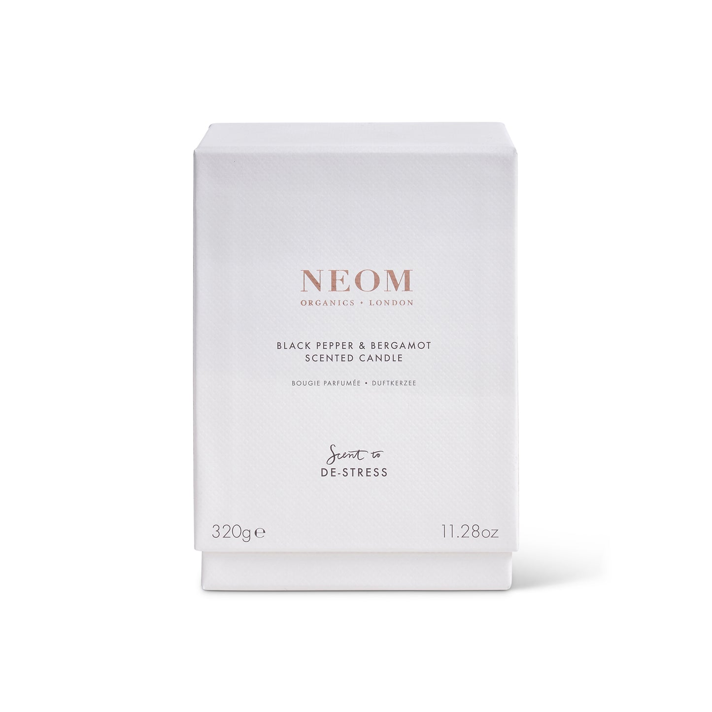 Black Pepper & Bergamot Scented Candle (2 Wick)