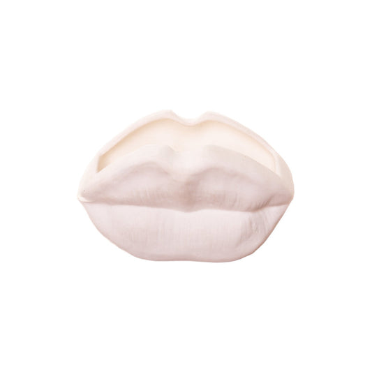 Lips Planter - White
