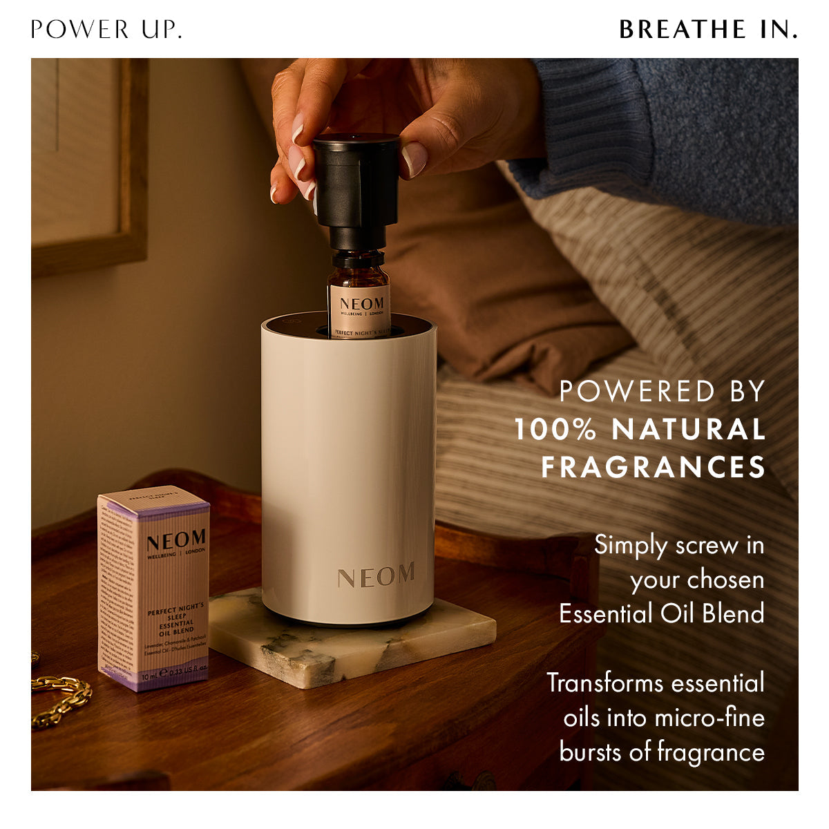 Wellbeing Pod Mini Essential Oil Diffuser - White