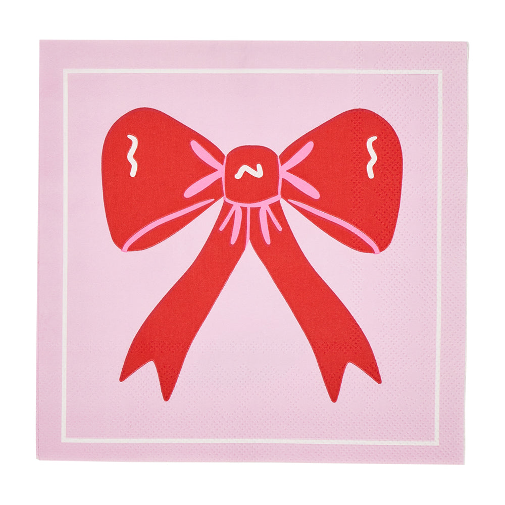Paper Napkin - Bow and Cherry
