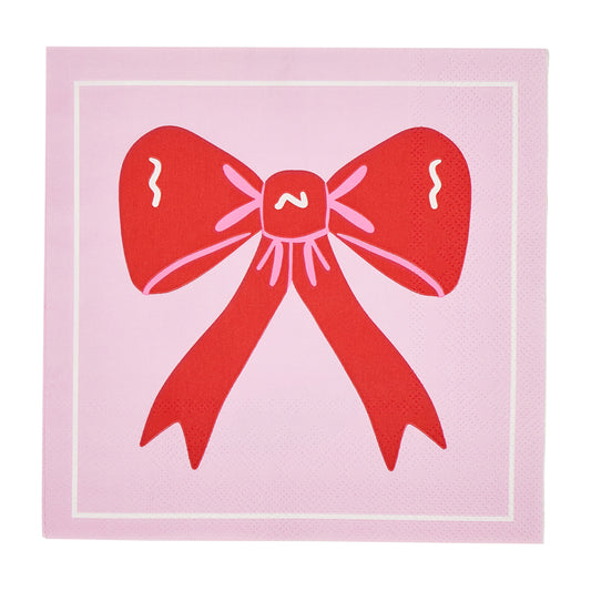 Paper Napkin - Bow and Cherry