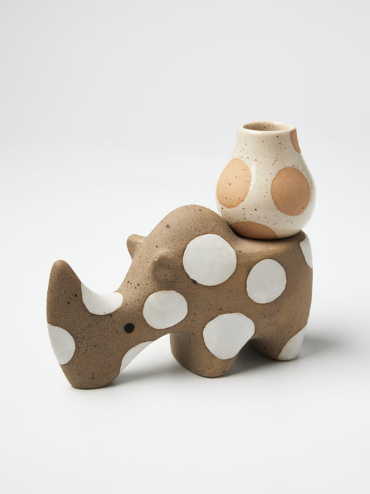 Oliver the Rhino Planter