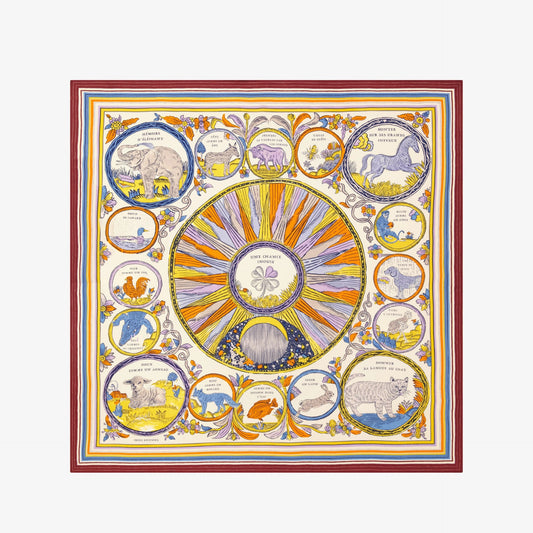 Inoui Editions - Chance Inoui square scarf in Autumn