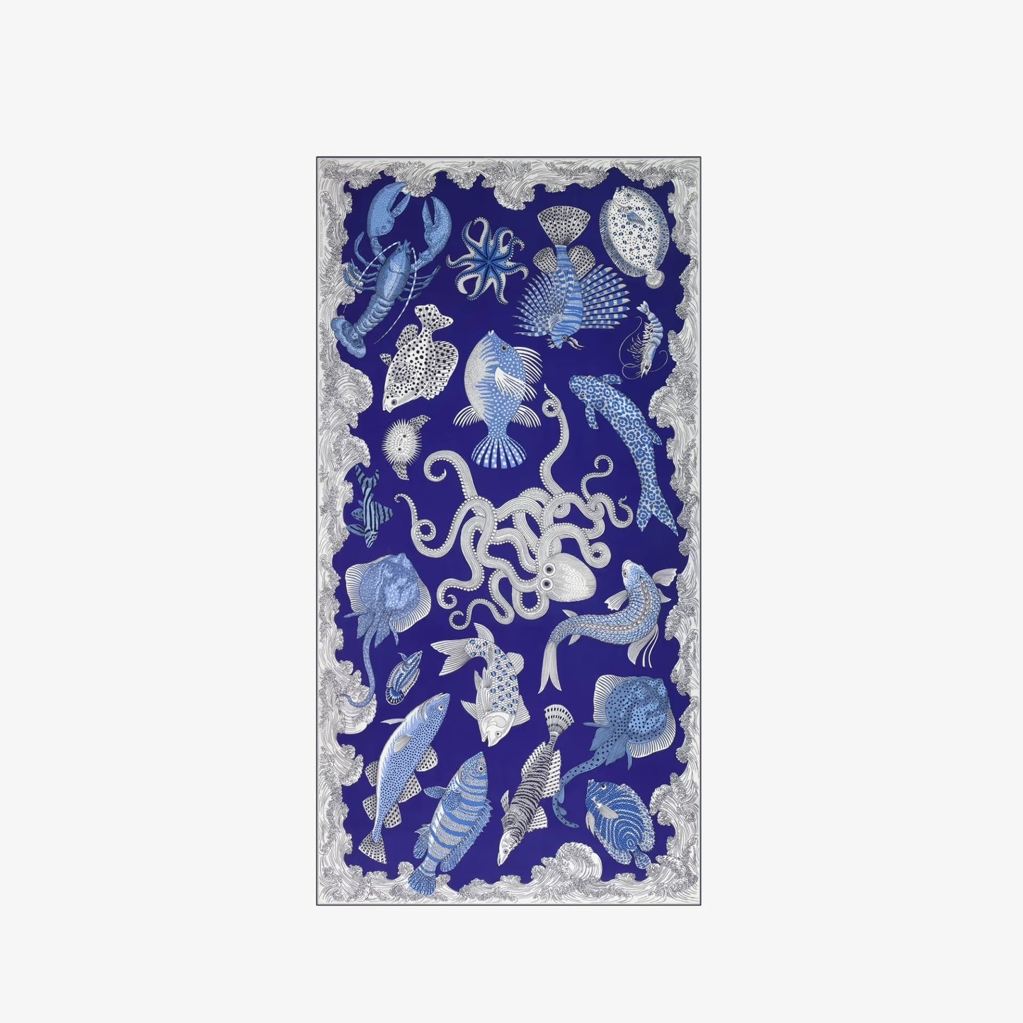 Scarf/Sarong - Poseidon in Blue