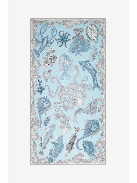 Scarf/Sarong - Poseidon in Turquoise