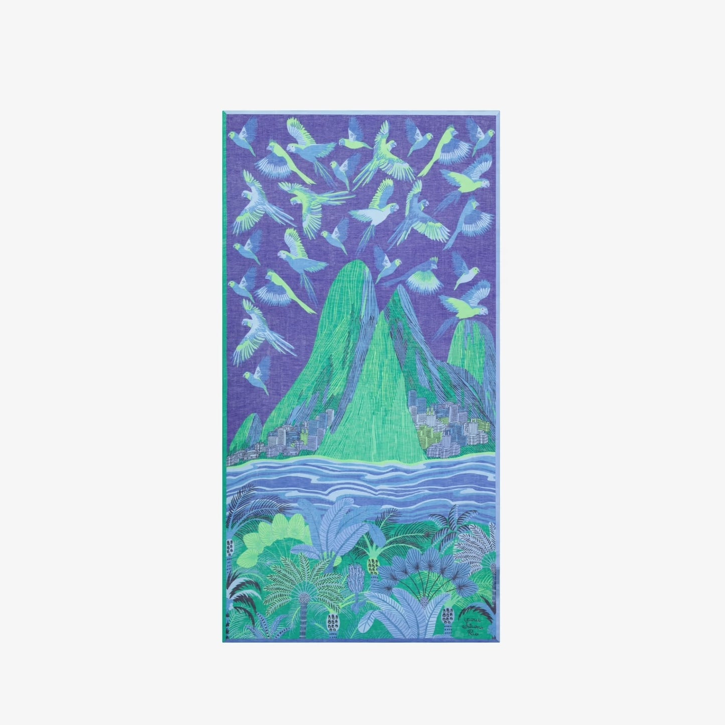 Scarf/Sarong - Rio in Emerald