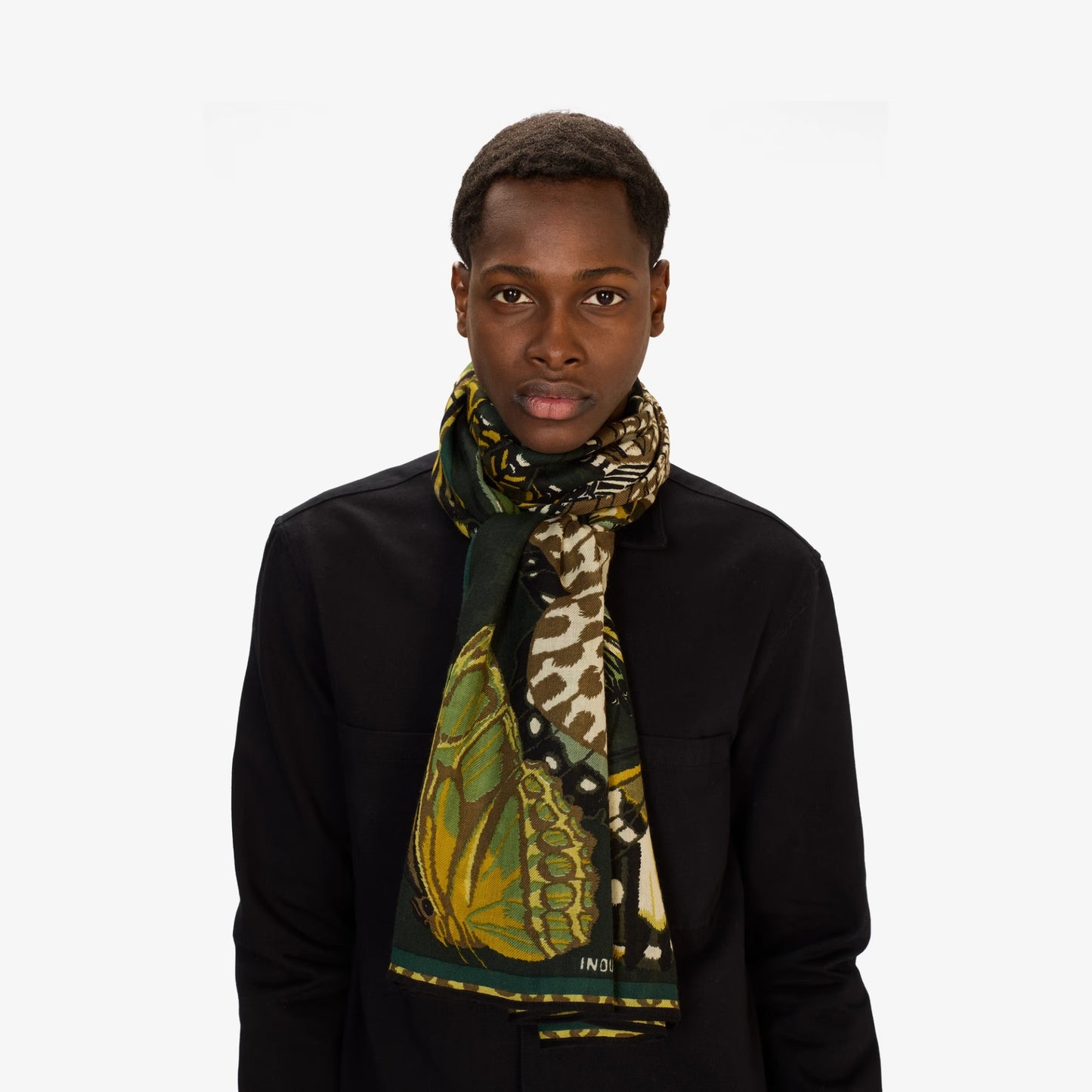 Inoui Editions - Papillon Emerald scarf