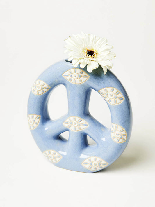 Peace out Vase - Blue Eye